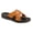 Black / Tan, variant on Women's Elan Rubber Slide Sandal, Tan, 41 EU/10 M US