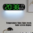 thumbnail image 2 of Sakerplus Clock, Sakerplus Multi Functional LED Display Clock,Upgraded Digital Wall Clock Large Display,Digital Clock with Date and Day of Week,Wall Clock Digital, Wall Digital Clock, 2 of 7