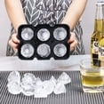 thumbnail image 4 of Bandejas para cubitos de hielo: moldes para bandejas de hielo para hacer varias formas de hielo para whisky, reutilizables, paquete de 2, 4 of 6