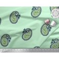 thumbnail image 2 of Soimoi Cotton Cambric Fabric Paisley Block Print Sewing Fabric Yard 56 Inch Wide, 2 of 3