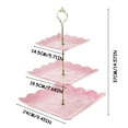 thumbnail image 2 of RKSTN Kitchen Utensils Set Kitchen Essentials Three-tiered Fruit Tray Dried Fruit Tray Dessert Tray Multi-tiered Cake Stand Kitchen Decor, 2 of 2