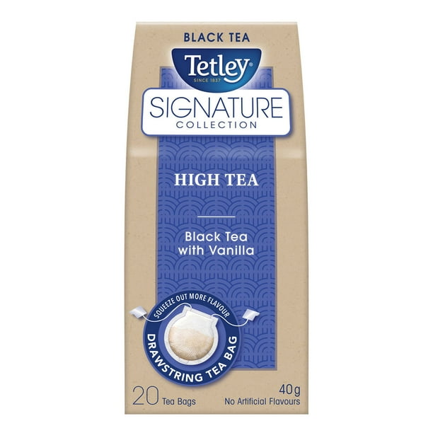 Thé noir à la vanille Haute sociéthé de la collection Signature de Tetley