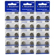 BlueDot Trading AG13 (also known as LR44 and LR1154) Alkaline Button Cell Batteries - 30 Pack