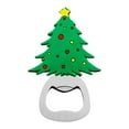 thumbnail image 1 of Agiferg Christmas Tree Pattern Beer Opener Bottle Opener Stainless Steel Beer Starter Multifunctional Silicone Refrigerator Magnet, 1 of 5