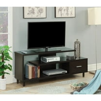 Homestock Old World Opulence 60-Inch Tv Stand With Shelves, Modern Design Featuring Drawer For Concealed Storage And Open Concept Shelving For Tvs Up To 65" - 60"W X 18"D X 24"H