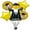 Gold, variant on PMU Graduation Jumping Smiley Grad Balloon Bouquet | Jumping Grad Mylar Balloons | Jump for Joy Graduation Smiley Grad Balloon | Grad Foil Balloons | Green (5/Pkg) Pkg/1