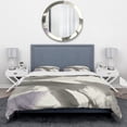 thumbnail image 2 of Designart 'minimal geometric Gesture III' Geometric Duvet Cover Set, 2 of 4