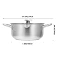 thumbnail image 4 of OULII 1Set Non-stick Deep Fryer Pot with Thermometer for Home Use, 4 of 8