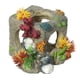 thumbnail image 3 of Casa de de acuario, decoración de pecera de resina, decoración diaria familiar de cueva, agua de acuario, césped, roca, refugio cuadrado, 3 of 6