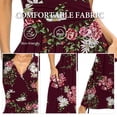 thumbnail image 5 of Asklazy Women Sleeveless Deep V Neck Loose Plain Long Maxi Casual Dress,Mother's Day,3XL,GARDEN FLORALS, 5 of 13