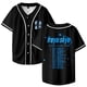 thumbnail image 2 of Freya Skye Stars Align Tour 2026 Jersey de béisbol camisa con cuello en V mujeres hombres ropa de calle de manga corta,Grey,3XL, 2 of 3
