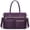 Dark Purple, variant on Laptop Bag for Women 15.6 Inch Teacher Tote Bag Nurse Bag Laptop Tote Briefcase Messenger Shoulder Bags Large Handbag Business Office Work,Black