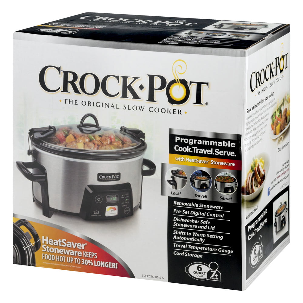 Crock-Pot Programmable - 6 Quart, 1.0 CT Heat-Saver ...