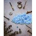 thumbnail image 4 of Flower Glue Rings for Eyelash Extensions 2 Slot, Disposable Blooming Glue Cup Lash Ring for Eyelash Glue Holder, Tatto Ring Cup Fanning Glue Ring Volume Cups for Las Extension Supply (Blue, 200 Pcs), 4 of 5