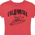 thumbnail image 3 of Peanuts - California - Women's Short Sleeve Graphic T-Shirt, 3 of 6