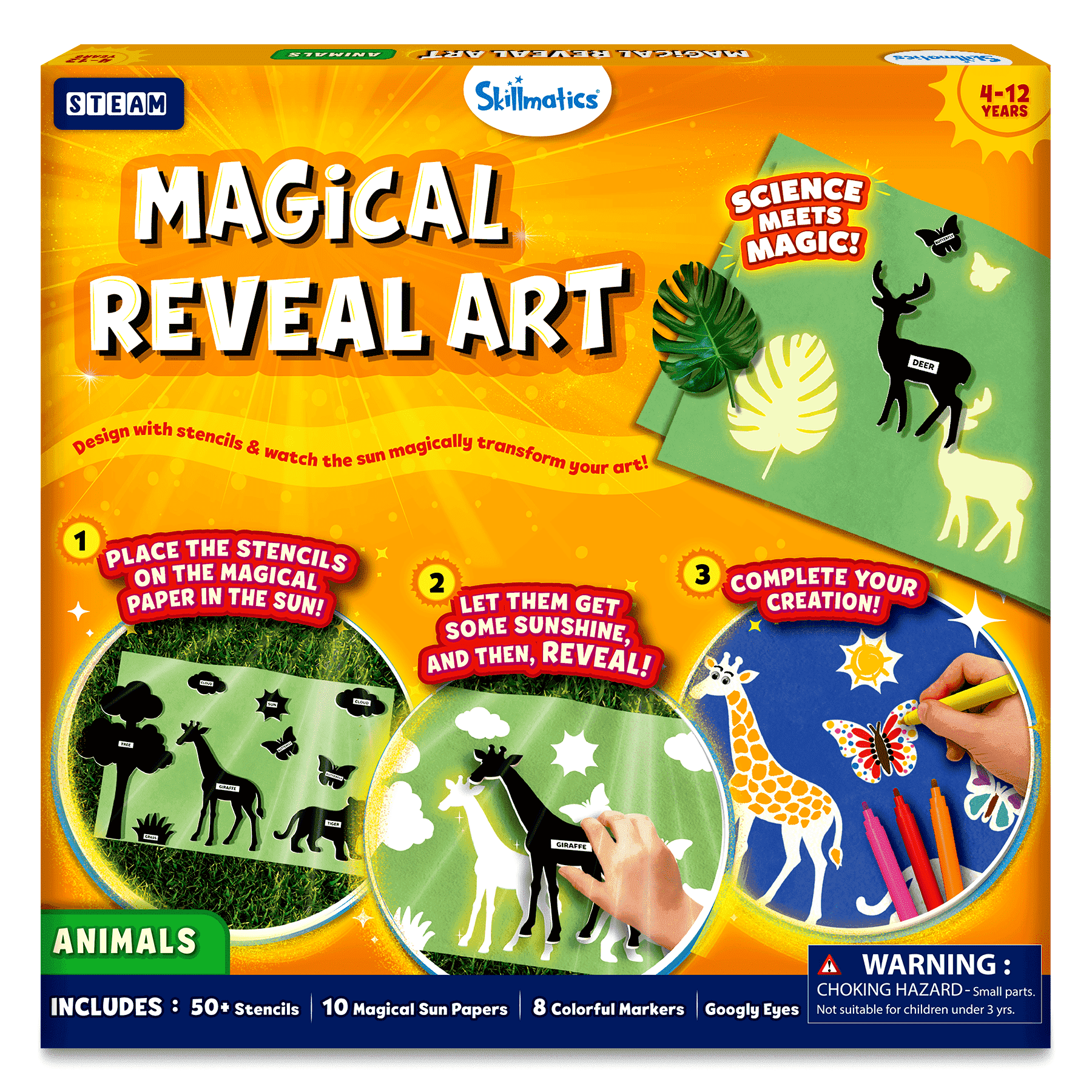 Skillmatics, Disney Frozen Foil Art Kit, 100+ Foam Stickers for