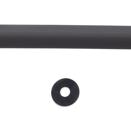 

1 pc-Cord silicone black 8mm round with 2.5mm hole. Sold per pkg of 1 yard.