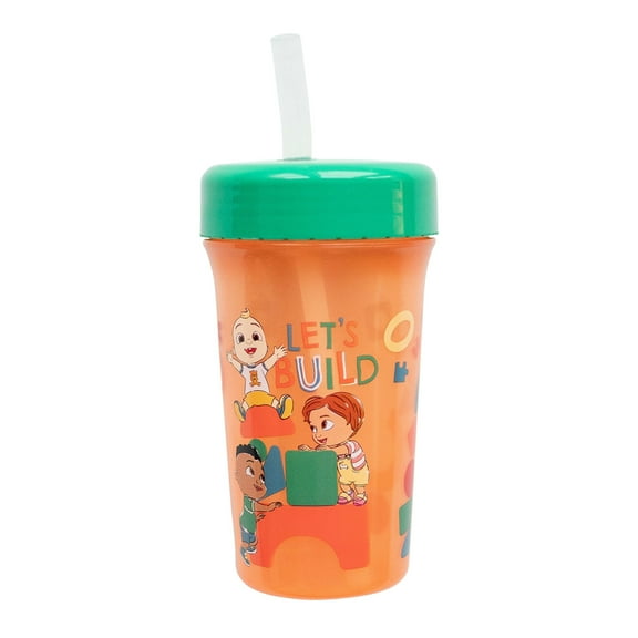 The First Years CoComelon Straw Cup for Toddlers, 12 oz, 9 months