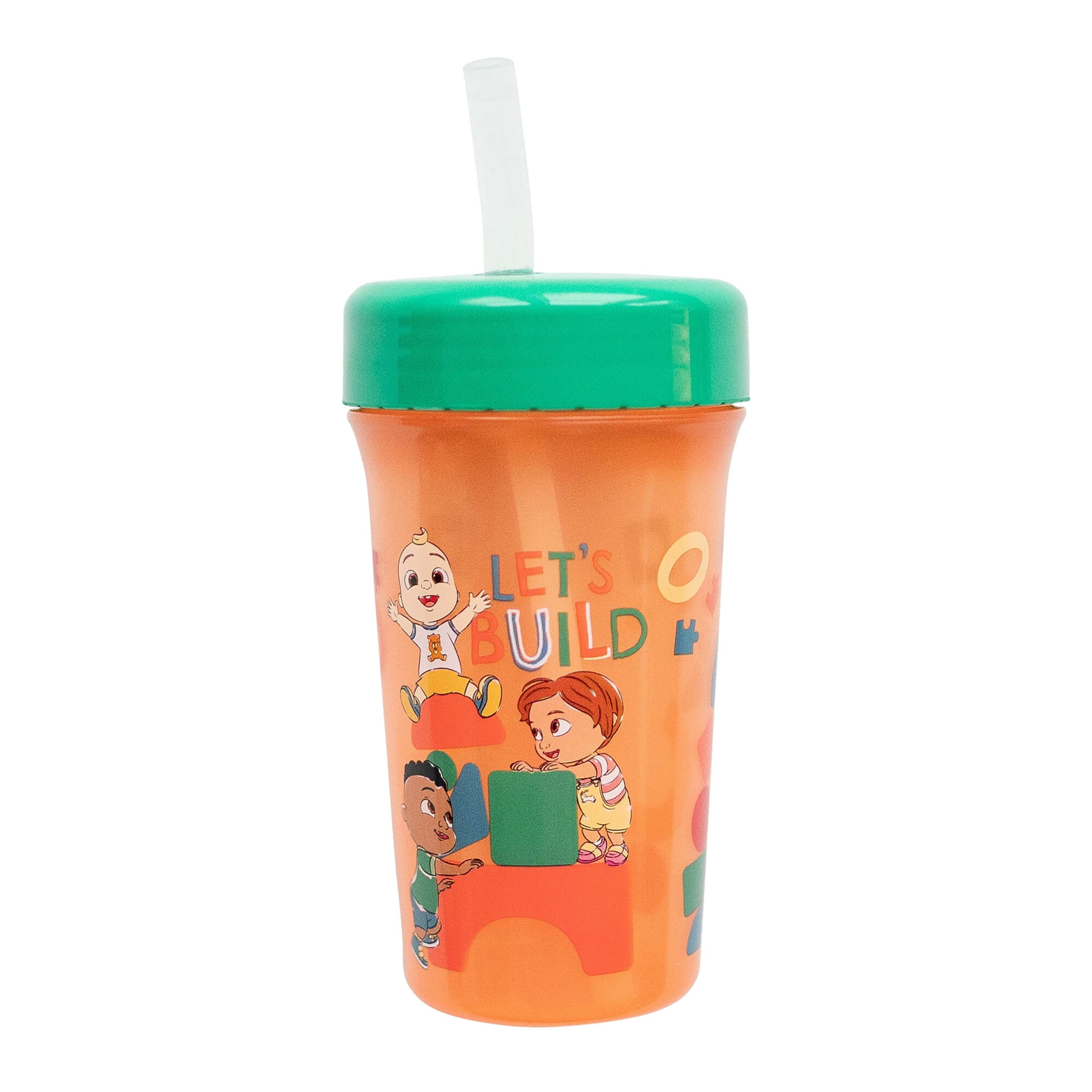 The First Years CoComelon Straw Cup for Toddlers, 12 oz, 9 months