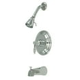 thumbnail image 4 of Kingston Brass KB2632KL Tub & Shower Faucet, Polished Brass, 4 of 4