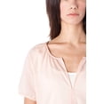 thumbnail image 3 of Short Sleeve Cotton Henley Top, 3 of 3