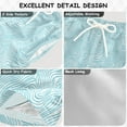 thumbnail image 4 of Blue Wave Pattern Boys' Swim Trunks Beach Pool Shorts Quick Dry Soft Fabric Classic Fit, 4 of 8