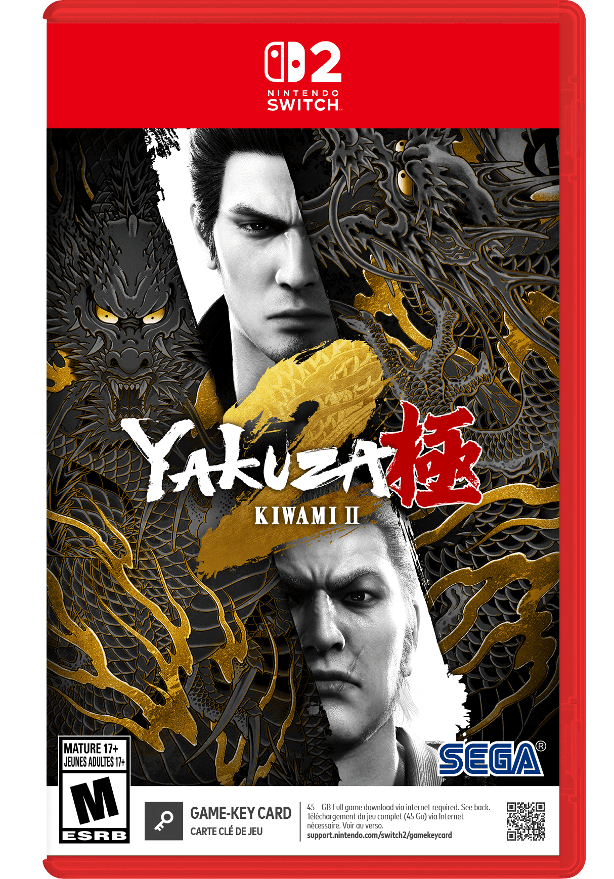 Yakuza Kiwami 3 and Dark Ties (Game-Key Card) (Nintendo Switch 2