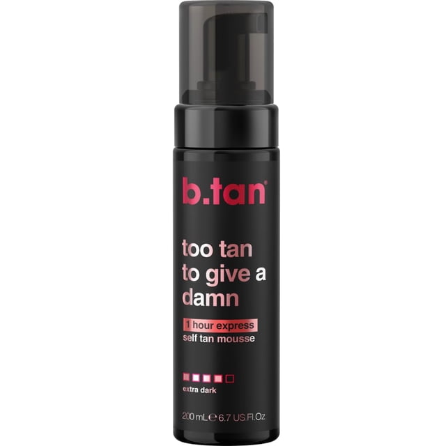 B.Tan Too Tan To Give A Damn Self Tan Mousse for Unisex 6.7 oz Mousse