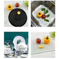 thumbnail image 4 of Square Coaster Drain Mat Round Dish Basin Drain Mat Place Mat Drain Mat Sink Mat, 4 of 5