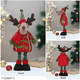 thumbnail image 4 of Christmas Santa Claus Cute Snowman Reindeer Doll Gift Retractable Elk Desktop Decoration Supplies Home Ornaments Children's Toys, 4 of 5
