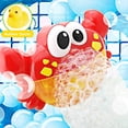 thumbnail image 1 of Juguetes de baño, juguetes para bebés, juguetes de baño con pompas de jabón, juguetes con música para niños de 1 año a 2 años en adelante, color rojo brillar Electrónica, 1 of 5