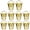 Gold, variant on Wiywef 10-Pack Mini Silver Plastic Buckets with Handles Party Favor Candy Container Decor
