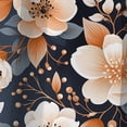 thumbnail image 4 of Designart "Peach Blossoms In Vintage Reverie" Floral Blackout Single Curtain Panel, 4 of 4