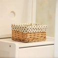 thumbnail image 2 of Foldable Laundry Basket, Storage Basket Home Living Room Porch Coffee Table Wicker Rattan, 2 of 3