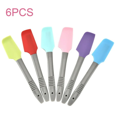 

6pcs/set Mixing Baking Kitchen Tools Non Stick Home Mini Silicone Spatula