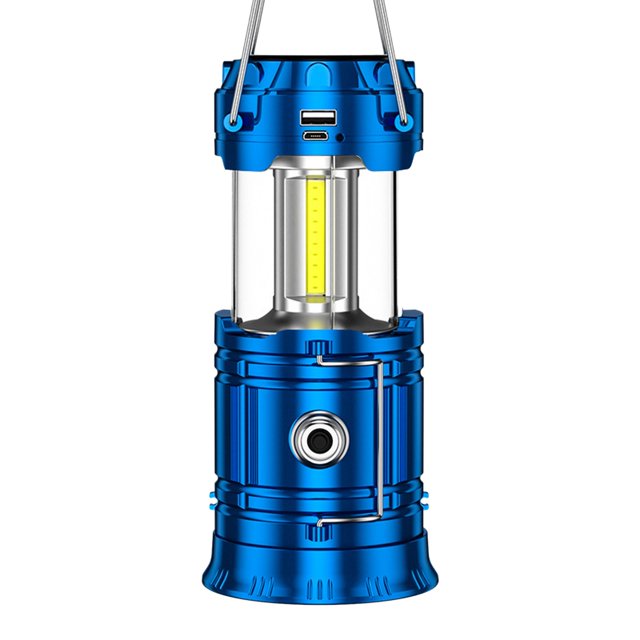 Luz de Camping ligera plegable brillante para exteriores, lámpara COB para senderismo, luz Led Solar para acampar recargable por Usb Wmkox8yii jkg7052