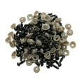 thumbnail image 6 of Anvazise 100 Pcs Black Plastic Toy Eyes Safety DIY 6-14mm for Teddy Bear Animal Dolls 7 mm, 6 of 10