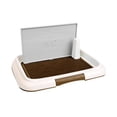 thumbnail image 3 of Almohadilla para ir al baño para perros de interior, almohadilla para ir al baño para perros, caja de arena para perros, rejillas de malla reutilizables Café, 3 of 8