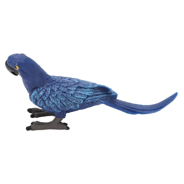 Modelo de loro azul, modelo de guacamayo azul, modelo de pájaro de simulación real, modelo de animal de juguete, durabilidad mejorada