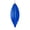 Blue, variant on Vickerman 8" Emerald Matte Line Finial Ornament, Pack of 4