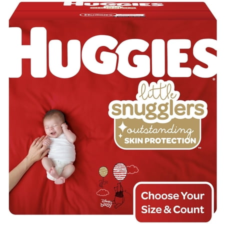 Huggies Little Snugglers Baby Diapers, Size 3, 156 Ct, Economy Plus
