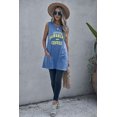 thumbnail image 3 of ABPHQTO Camiseta sin mangas azul cielo con estampado de letras SUNSHINE AND COFFEE para mujer con bolsillos, 3 of 5