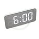 thumbnail image 2 of Reloj despertador digital LED con espejo y carga USB, 4 teclas de función y 2 opciones de modo de tiempo., 2 of 14