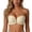 Beige, variant on Front Closure Strapless Bras for Women Wireless Seamless Push Up Bra Bandeau Bra
