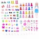 thumbnail image 1 of Accesorios de 30 cm Accesorios para muñecas Barbie Zapatos de vestir Bolso Ropa Collar Ropa Traje Juguetes, 1 of 5