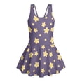 thumbnail image 6 of DISNIMO Star Printed Girls One Piece Swimsuits Hawaiian Summer Swim Dress Skirted Sleeveless Bathing Suit Quick Dry Swimwear 3-4Y, 6 of 8