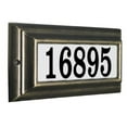 thumbnail image 2 of Edgewood Standard Lighted Address Plaque in French Bronze Frame Color, 2 of 3