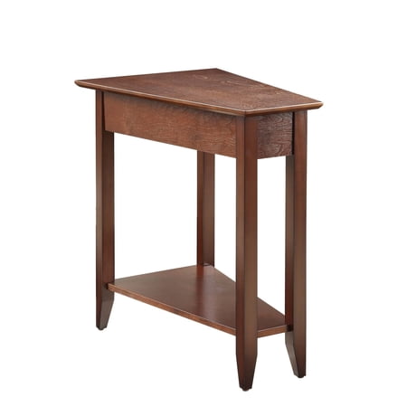 Copper Grove Aubrieta Wedge End Table Espresso