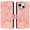 YB04, variant on Women Floral Rose Butterfly Folio Flip Phone Case for Sharp Aquos R11, Premium Leather, RFID Protection, Card Slots, Multi-Color Options.S04
