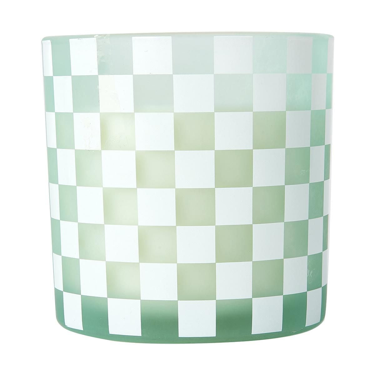 Bougie Parfumée Anko Green Check BOUGIE À CARREAUX VERT